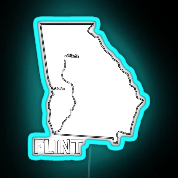 FLINT RIVER RGB Neon Sign