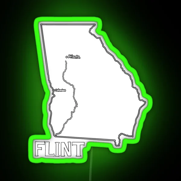 FLINT RIVER RGB Neon Sign