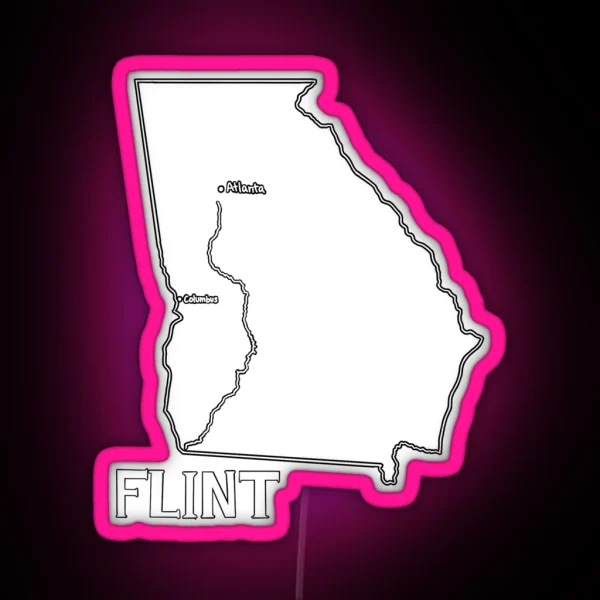 FLINT RIVER RGB Neon Sign