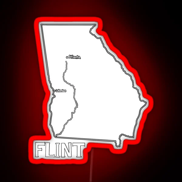 FLINT RIVER RGB Neon Sign