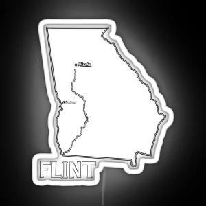 FLINT RIVER RGB Neon Sign