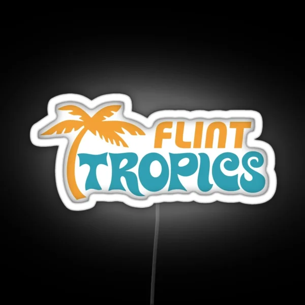 Flint Tropics Logo RGB Neon Sign