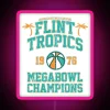 Flint Tropics Megabowl Champions Variant RGB Neon Sign