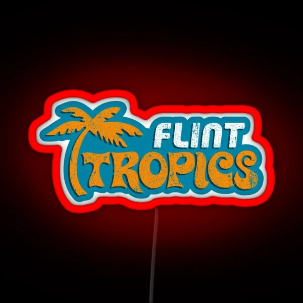 Flint Tropics RGB Neon Sign