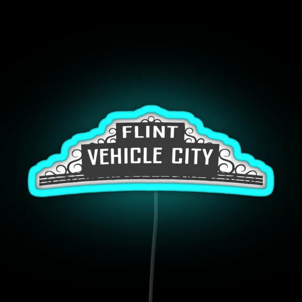 Flint Vehicle City RGB Neon Sign