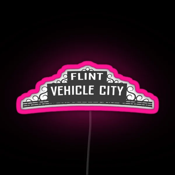 Flint Vehicle City RGB Neon Sign