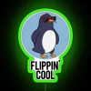 Flippin Cool Funny Penguin Puns RGB Neon Sign - Image 4