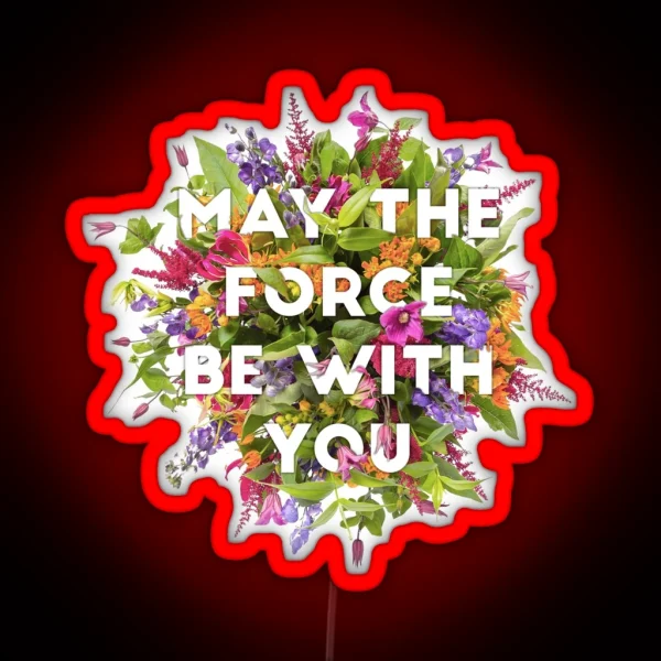 Floral Force RGB Neon Sign