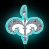Floral Royal Symbol RGB Neon Sign - Image 3