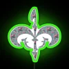 Floral Royal Symbol RGB Neon Sign - Image 4