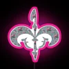 Floral Royal Symbol RGB Neon Sign - Image 6