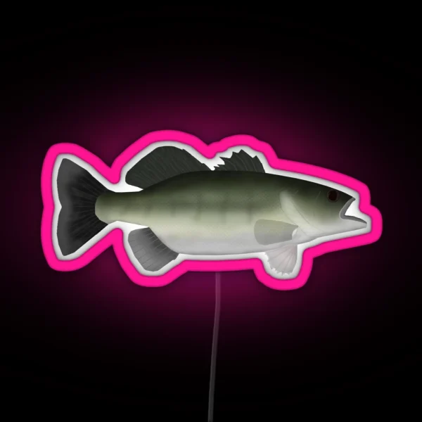 Florida Largemouth Bass RGB Neon Sign
