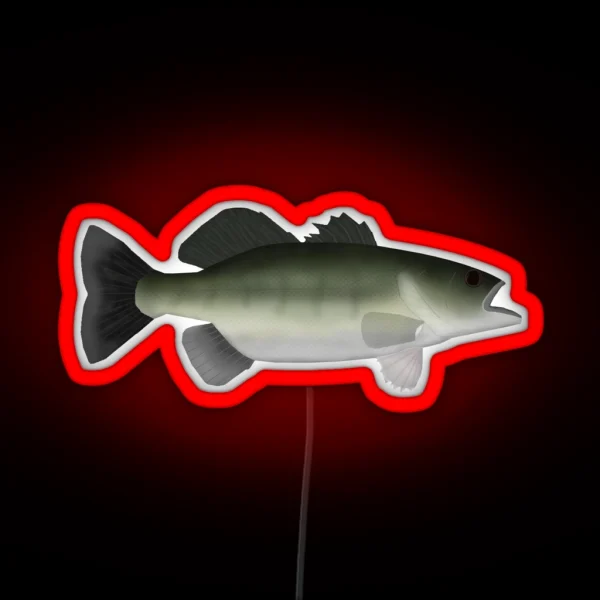 Florida Largemouth Bass RGB Neon Sign