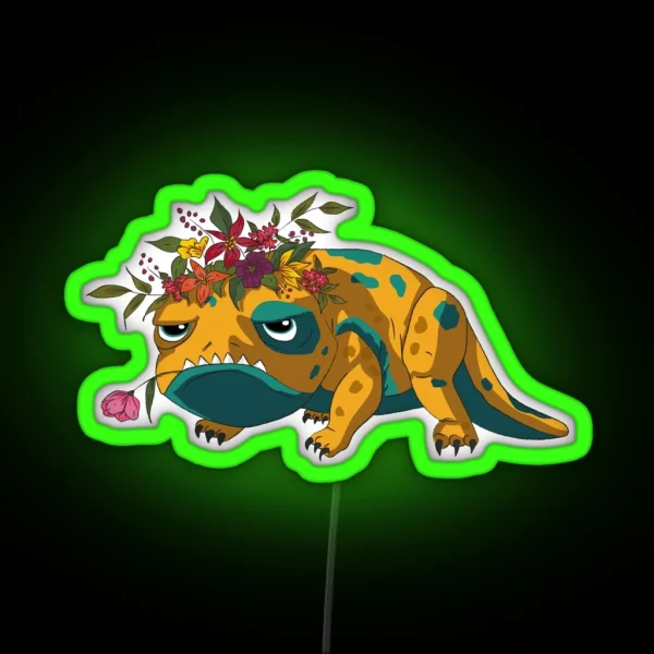 Flower Crowned Bait The Dragon Prince RGB Neon Sign