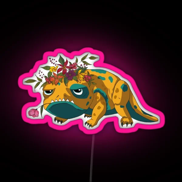 Flower Crowned Bait The Dragon Prince RGB Neon Sign