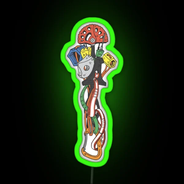 Flowers Of The Dolomites RGB Neon Sign