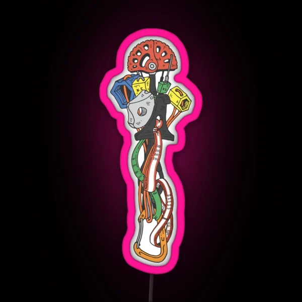 Flowers Of The Dolomites RGB Neon Sign