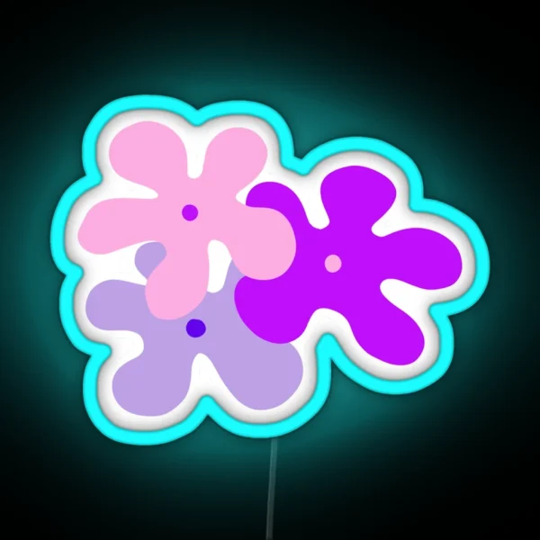 Flowers RGB Neon Sign