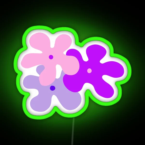 Flowers RGB Neon Sign