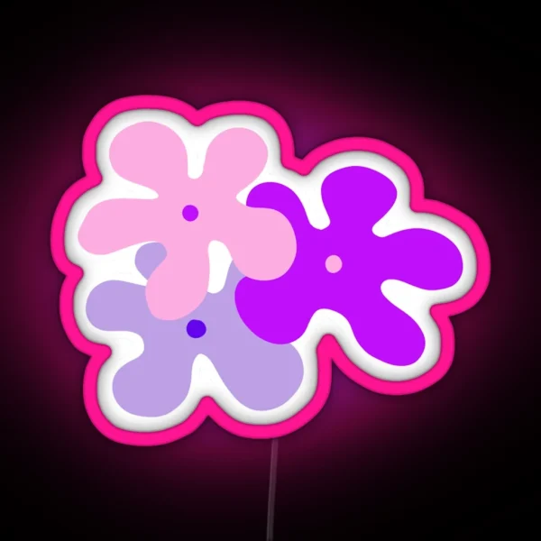 Flowers RGB Neon Sign