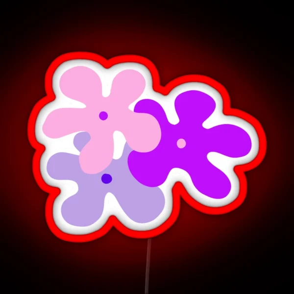 Flowers RGB Neon Sign