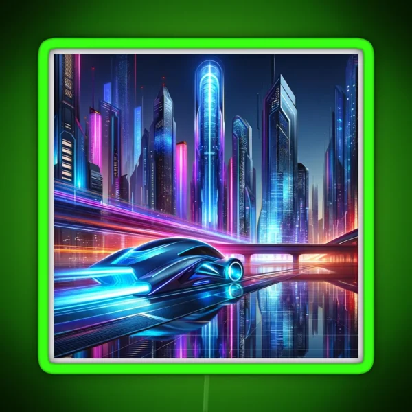 Fluorescent Archetyping RGB Neon Sign
