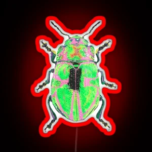 Fluorescent Beetle RGB Neon Sign