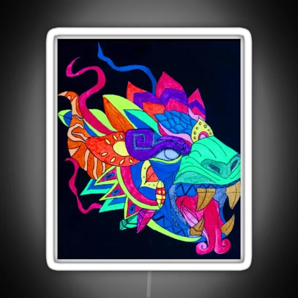 Fluorescent Dragon RGB Neon Sign
