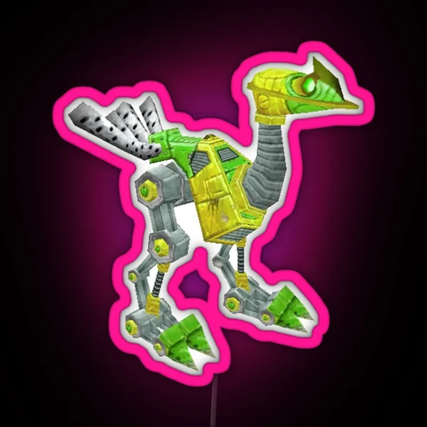 Fluorescent Green Mechanostrider RGB Neon Sign