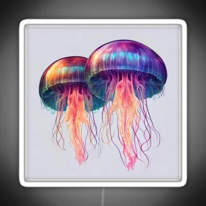 Fluorescent Jellyfish RGB Neon Sign