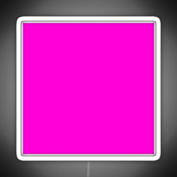 Fluorescent Neon Hot Pink RGB Neon Sign