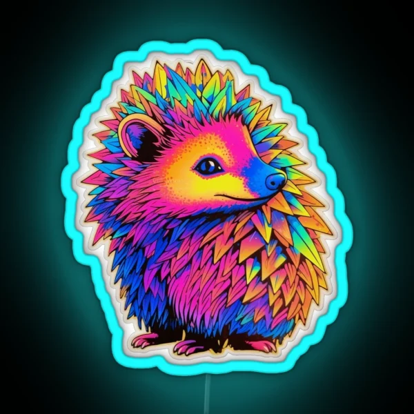 Fluorescent Spiky Guardian RGB Neon Sign