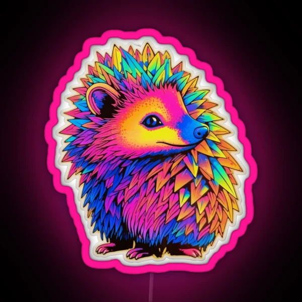 Fluorescent Spiky Guardian RGB Neon Sign