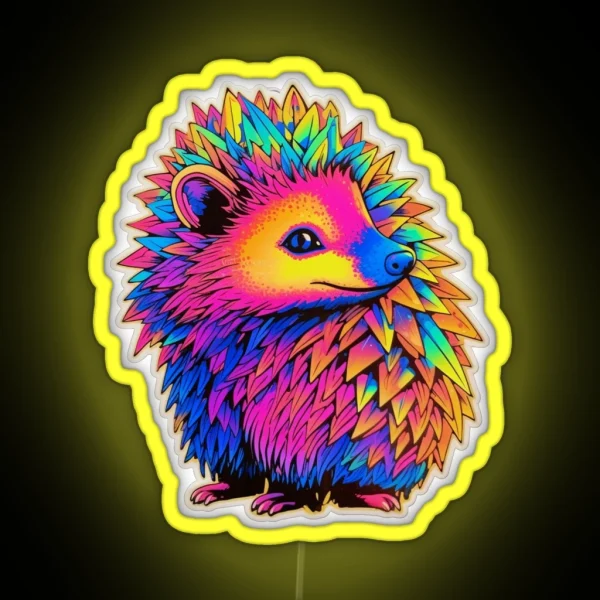 Fluorescent Spiky Guardian RGB Neon Sign