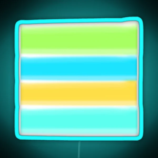 Fluorescent Stripes RGB Neon Sign