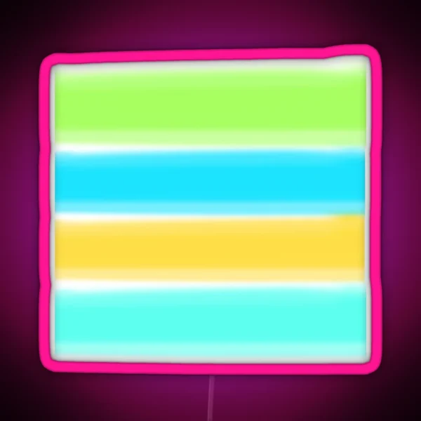 Fluorescent Stripes RGB Neon Sign