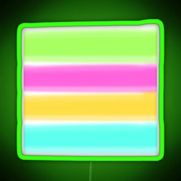 Fluorescent Stripes RGB Neon Sign