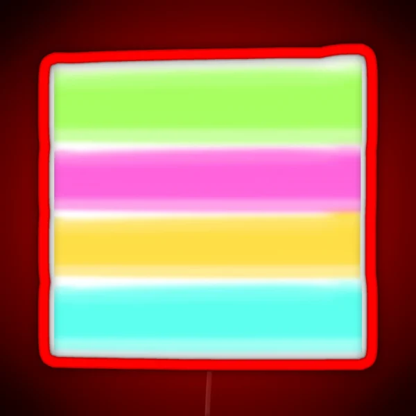 Fluorescent Stripes RGB Neon Sign