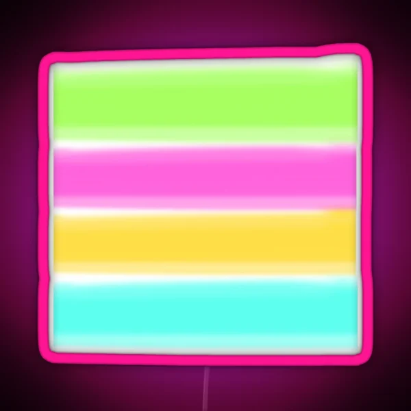 Fluorescent Stripes RGB Neon Sign