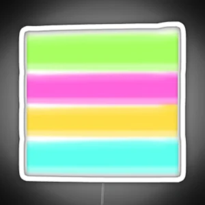 Fluorescent Stripes RGB Neon Sign