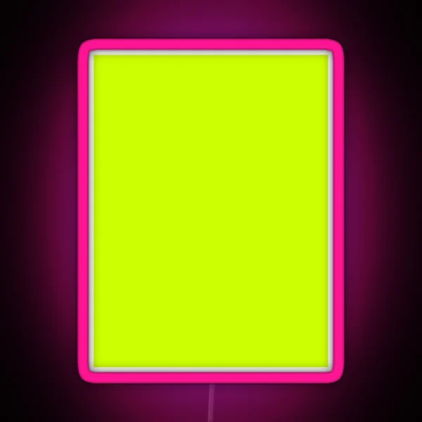 Fluorescent Yellow RGB Neon Sign