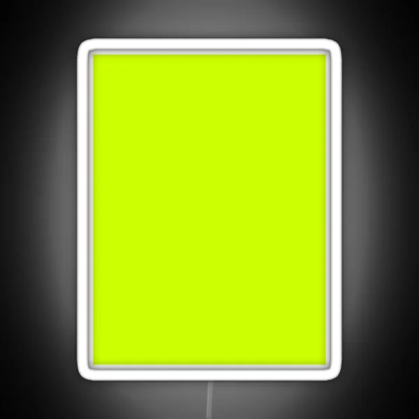 Fluorescent Yellow RGB Neon Sign