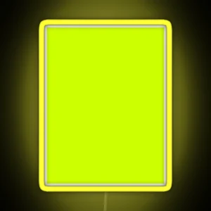 Fluorescent Yellow RGB Neon Sign