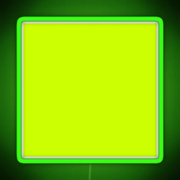 Fluorescent Yellow RGB Neon Sign