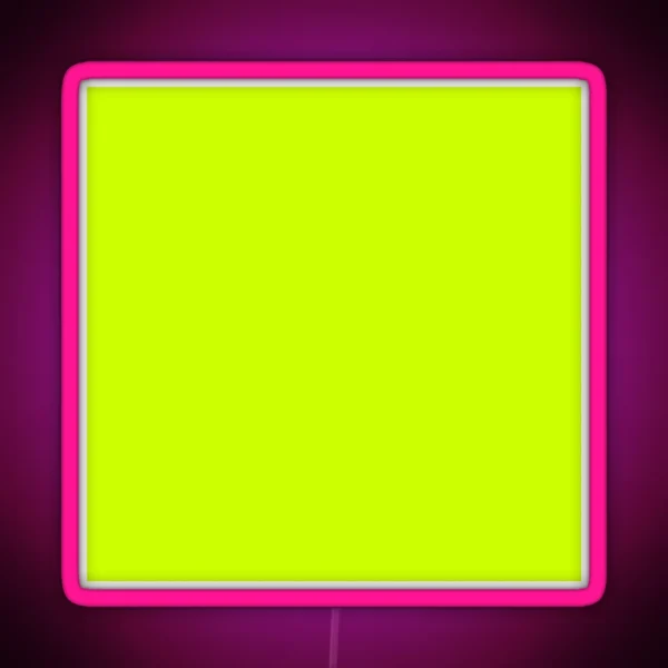 Fluorescent Yellow RGB Neon Sign
