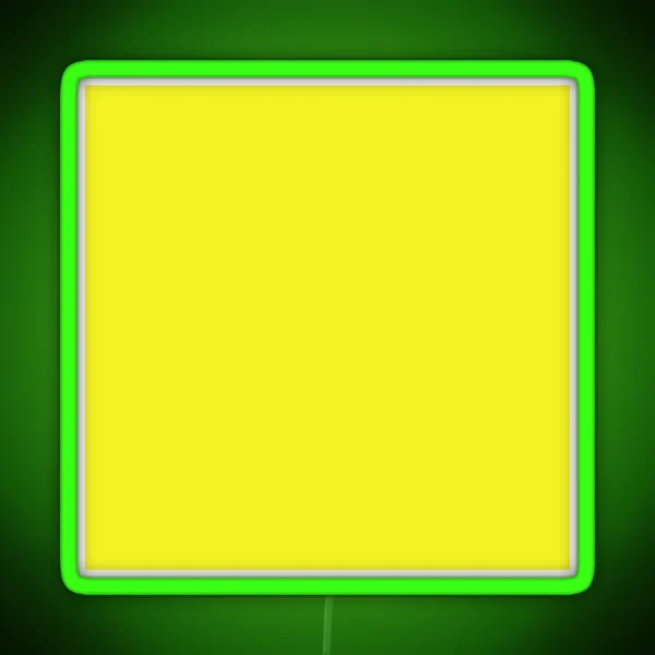 Fluorescent Yellow RGB Neon Sign