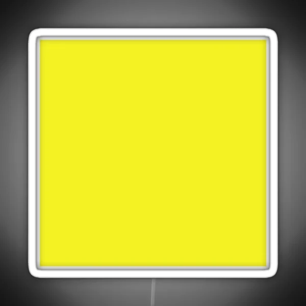 Fluorescent Yellow RGB Neon Sign