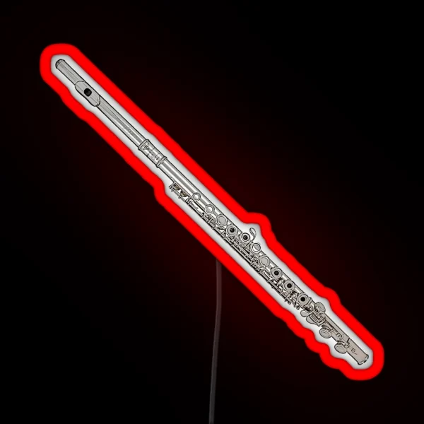 Flute Art RGB Neon Sign