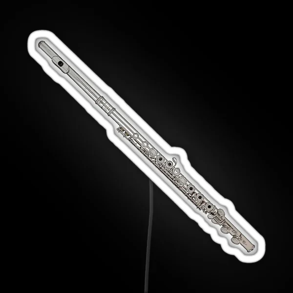 Flute Art RGB Neon Sign