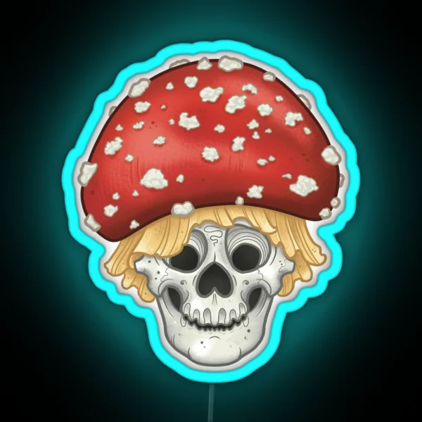 Fly Agaric Deadly Bonnet RGB Neon Sign